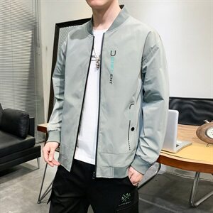 数据好高品质秋装青春版男装棒球领休闲夹克时尚男外套B303图片