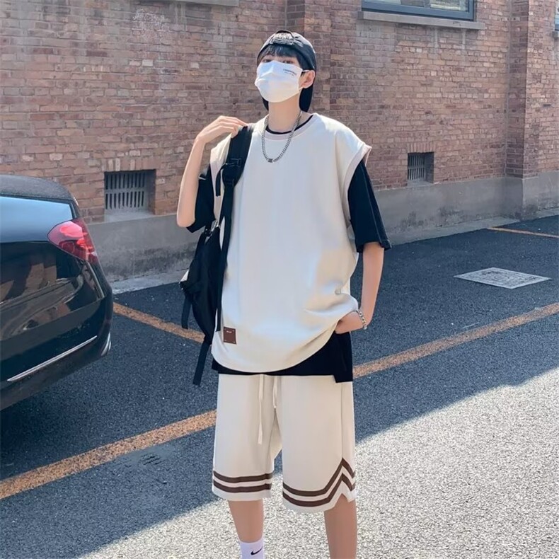 男潮流休闲套装宽松套装运动套装TZ9088P52,男装休闲套装,星座1116-2
