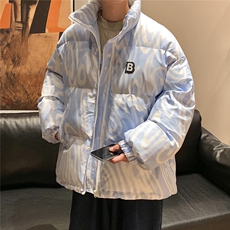 MY265-特93控148港风星空情侣装男装棉衣宽松棉服冬装加厚外套，男装棉衣，电商B370