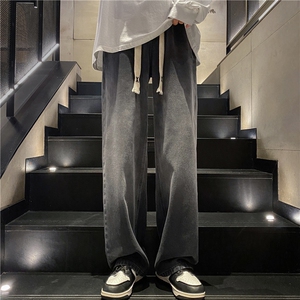牛仔裤男2023春季宽松直筒新款渐变百搭裤子K5448-P50控68 B315图片