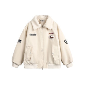 情侣装韩版摇粒绒棉服冬季保暖棉衣夹克厚外套N8015-P85网图图片