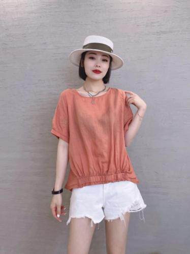 丝麻小衫，女装，依伊贝诺