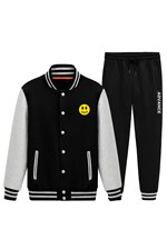 棒球服运动装套情侣学生卫衣两件套大码秋装XZ102A-4-Q8637-P95，女装职业装，星座211-2