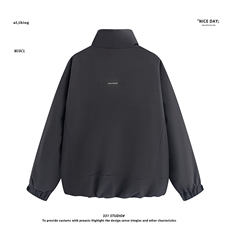 平铺~新标90白鸭绒冬季冲锋衣立领拼色羽绒服外套E100/P268，男装夹克，电商B331