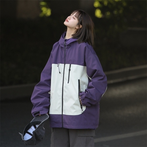 中性风现货三防户外夹克男连帽冲锋衣外套DSA157B-J129-P60图片