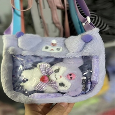 金雅毛绒玩具 库洛洛透明包