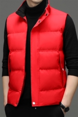 棉服男马甲冬季加厚背心外套中年男士休闲爸爸冬装无袖坎肩马夹，男装背心/马甲，电商B212（原钱塘6029）