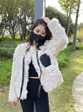 冬季新款羊卷毛外套，其它，邱小姐