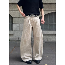 WE1713-P52潮牌复古cleanfit直筒休闲裤男夏季宽松新款百搭工装，男装工装外套，电商B323A
