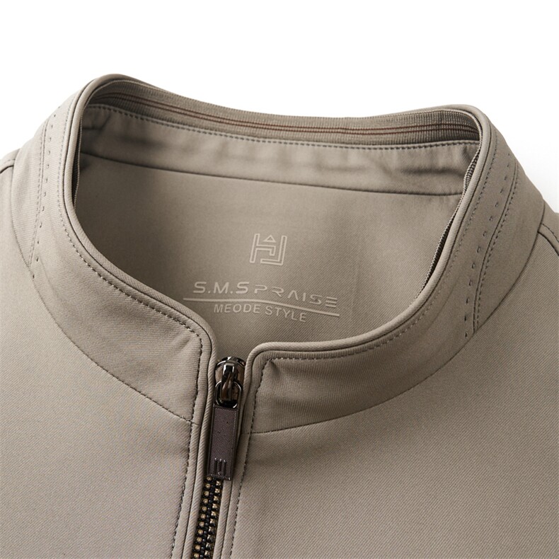 XL-K8507秋冬新款男士夹克立领商务休闲时尚青年男装纯色外套,男装夹克,电商B360
