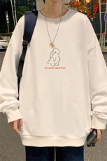 S6140-P28加绒款-P33秋季圆领卫衣男大码韩版宽松长袖外套，男装卫衣，电商A040