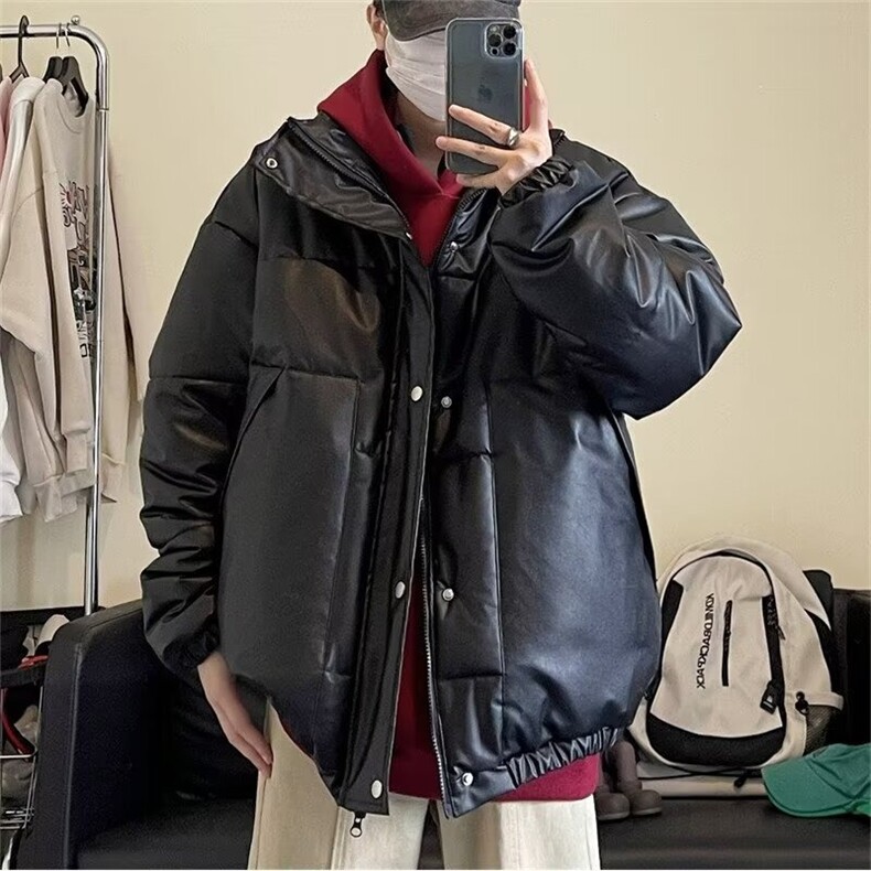 2025冬新款男女情侣短立领羽绒服百搭时尚保暖防风中性舒适,男装羽绒服,星座506A