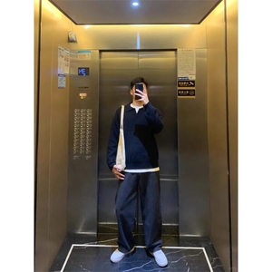 Polo领毛衣男宽松潮牌高级感打底针织衫线衣 MY6001 特P40图片