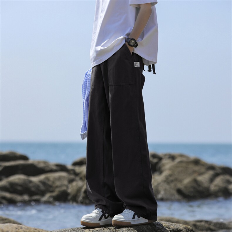 裤子男款夏季薄款速干工装裤直筒运动休闲宽松长裤K190-P40，男装工装外套，星座308B-2