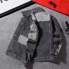 1506/QG130/P49春秋款潮牌潮流宽松大码休闲工装上衣服秋冬季夹克，男装夹克，星座1506