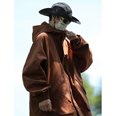 JK602-P75男女防水黑色冲锋衣外套户外机能工装夹克爬山登山服，男装夹克，电商B327