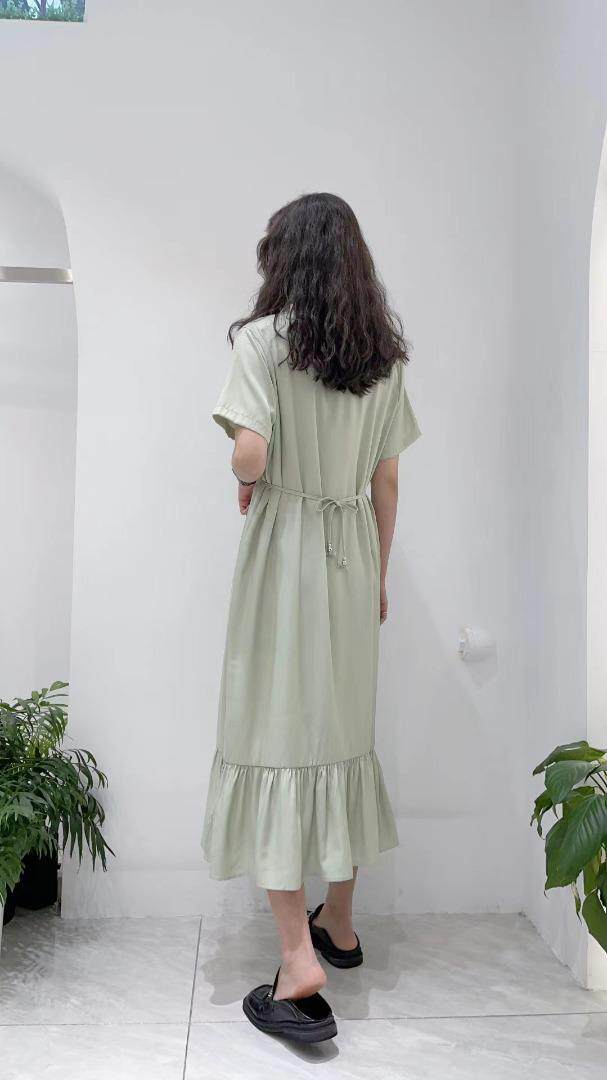 汪尚春·shangchun?w 夏季新品商场订单腰穿珠连衣，其它，SHANGCHUN·W 汪尚春