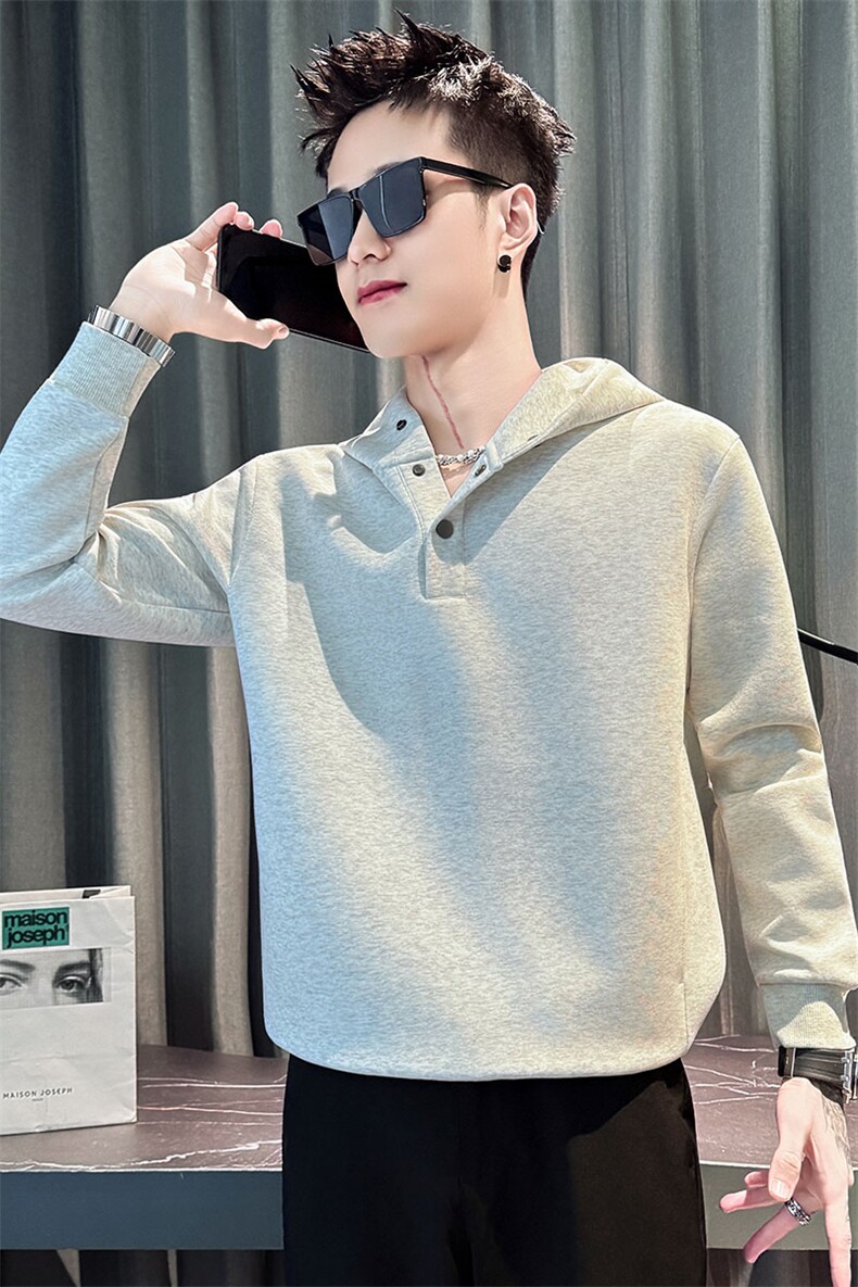 W1912-P68控108男花时尚连帽卫衣ins潮牌长袖T恤2025新款春秋男装,男装T恤,星座102A（原电商D309-1）