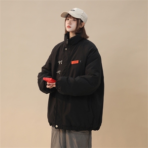 MY102J/P85冬季新款飞机扣棉衣男新中式加棉加厚棉袄外套新款棉服图片