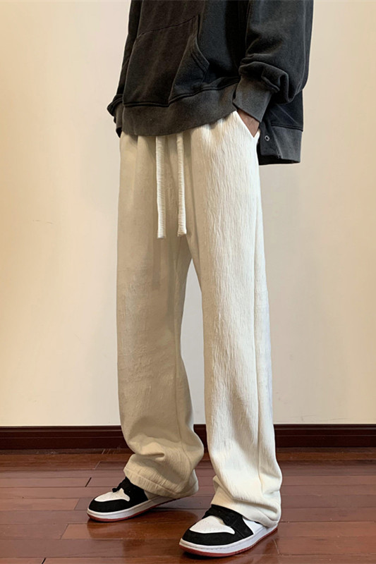 冬季纹理加绒加厚垂感休闲裤M~5XLXZ604-KG53JR-P65控78,男装卫衣,星座604