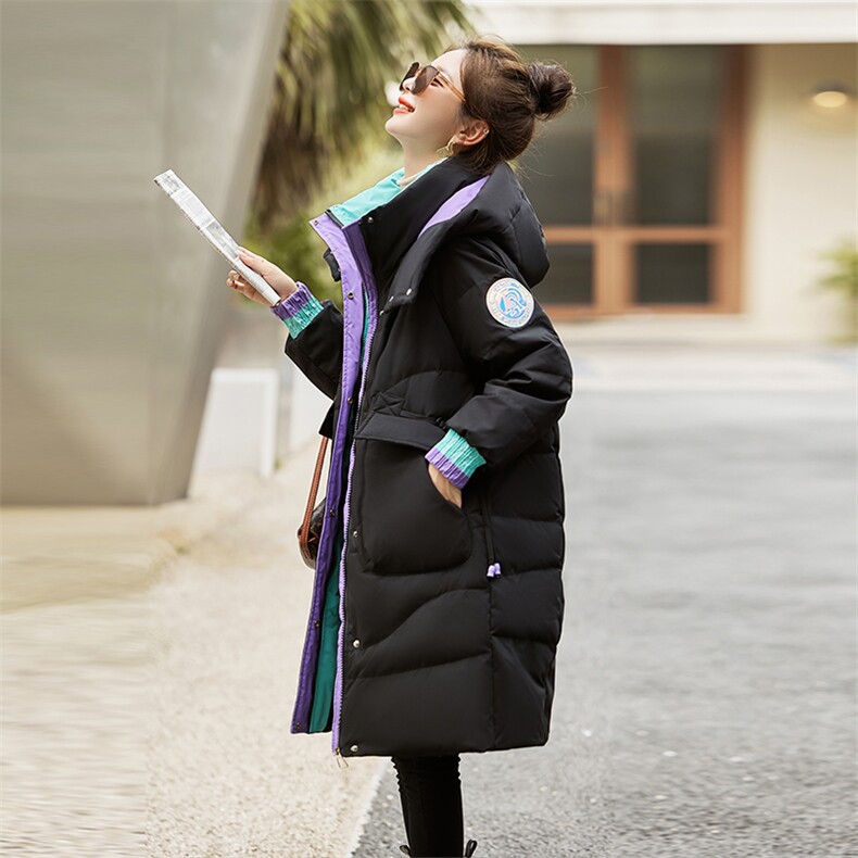 时尚女装秋冬新款高腰显瘦开叉半身裙中长款包臀裙，女装羽绒服，贵人树