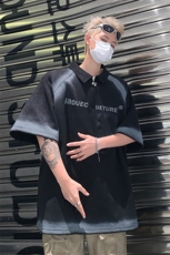polo衫短袖t恤男夏季宽松休闲半拉链体恤衫XZ514-2-202486-P63，男装T恤，星座514-2(原B239)