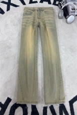 B221美式ins高街纯色修身微喇弹力牛仔裤LK26654-特P38控68，男装牛仔裤，电商B221