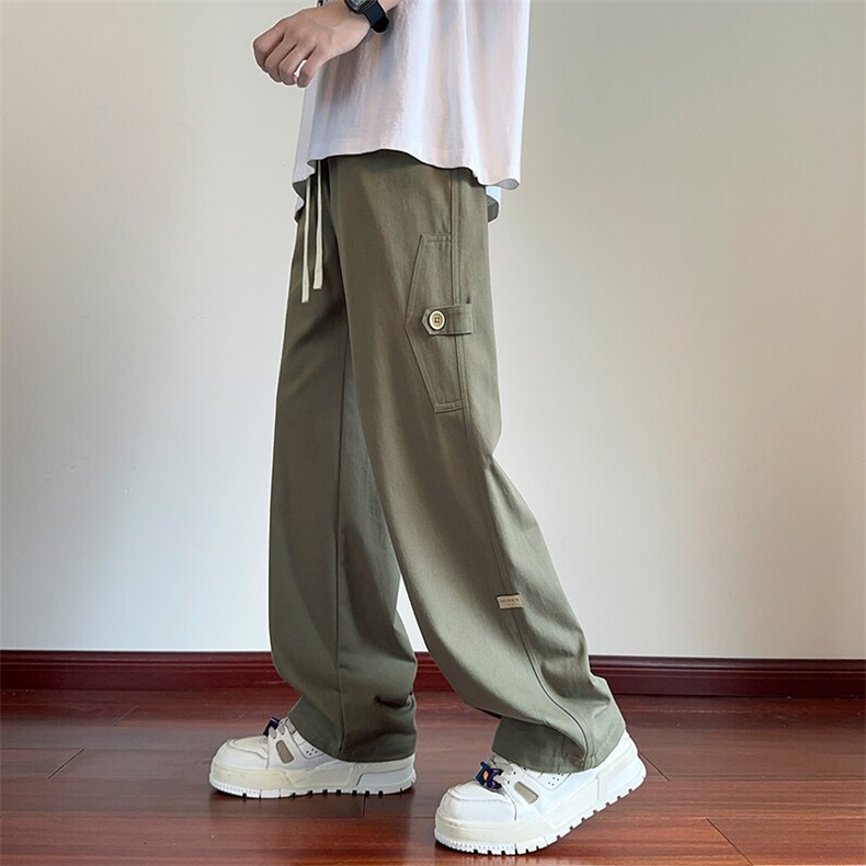 美式高街潮牌休闲长裤潮流宽松工装裤A161-K601-P47,男装休闲裤,电商A161