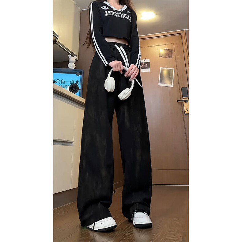 二开扎染裤子男美式2025春季新款高街情侣休闲裤-A1436TP38控65,男装休闲裤,电商B241