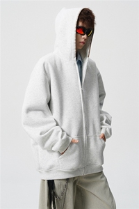 3XL-S 基础百搭拉链开衫卫衣男休闲外套小心机 WY45-P58 400g图片