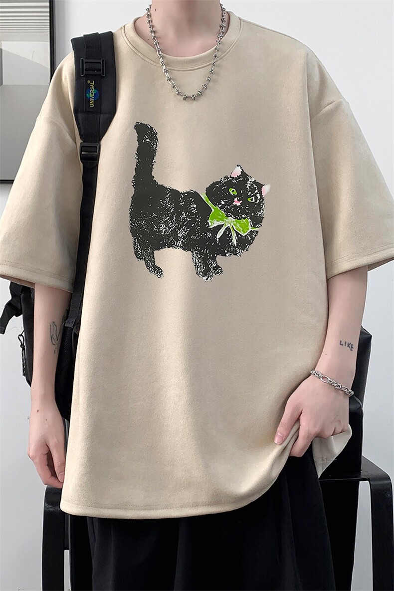 麂皮绒短袖t恤男大码半袖男JD82413-P25,男装T恤,电商A040