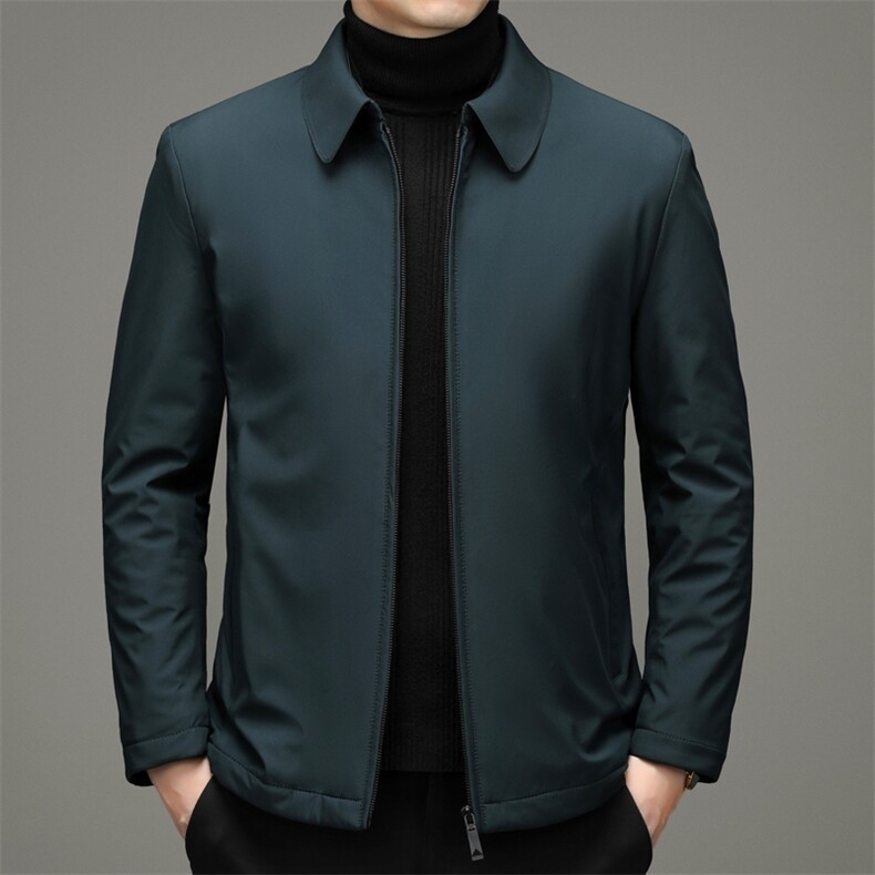 冬季新款保暖纯色棉衣外套爸爸装中青年加厚上衣YYM8609-P175,男装棉衣,电商B212（原钱塘6029）
