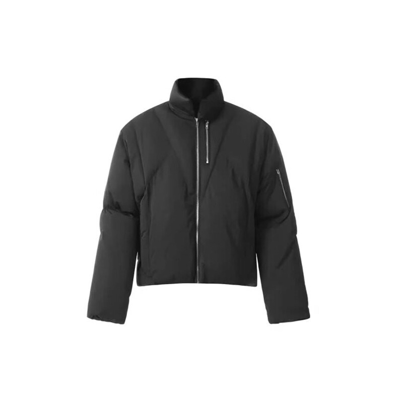 【有货】立领解构多拉链宽松黑色棉衣棉服外套MY8211特P103,男装棉衣,星座908-1