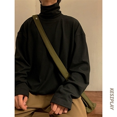 HD1439-TP35控价48仿德绒高领打底衫纯色加绒卫衣男百搭打底衣，男装卫衣，电商A102-1