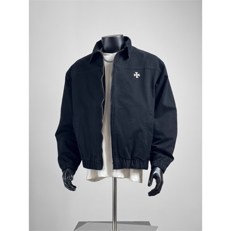 工装翻领夹克水洗做旧百搭外套休闲上衣JK699特P65，男装夹克，星座908-1