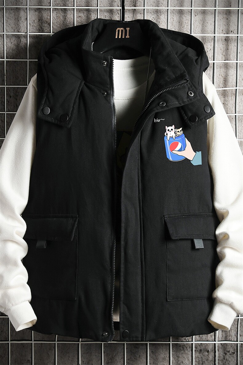 马甲男士大码加厚背心男坎肩男网格MJ47262-P80,男装背心/马甲,电商A040A