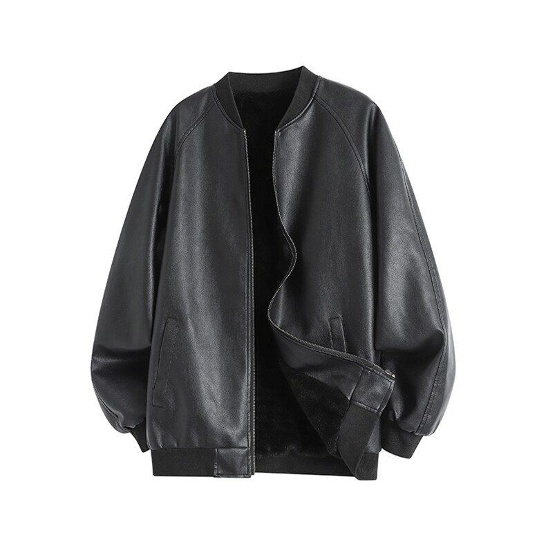 新款皮衣皮夹克加厚加绒309B-3-6602-P65，男装皮衣，星座1409-3