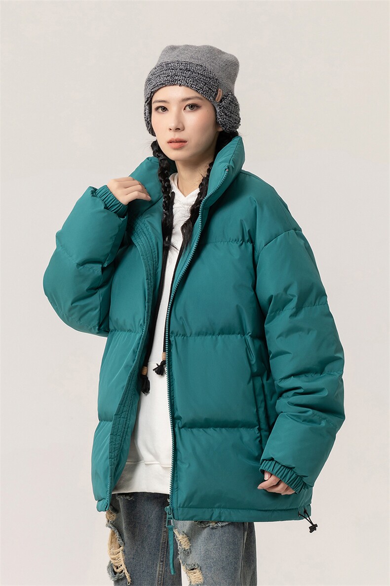 新标白鸭绒简约休闲立领外套纯色潮流加厚羽绒服ESY0215-P150,男装羽绒服,电商B306