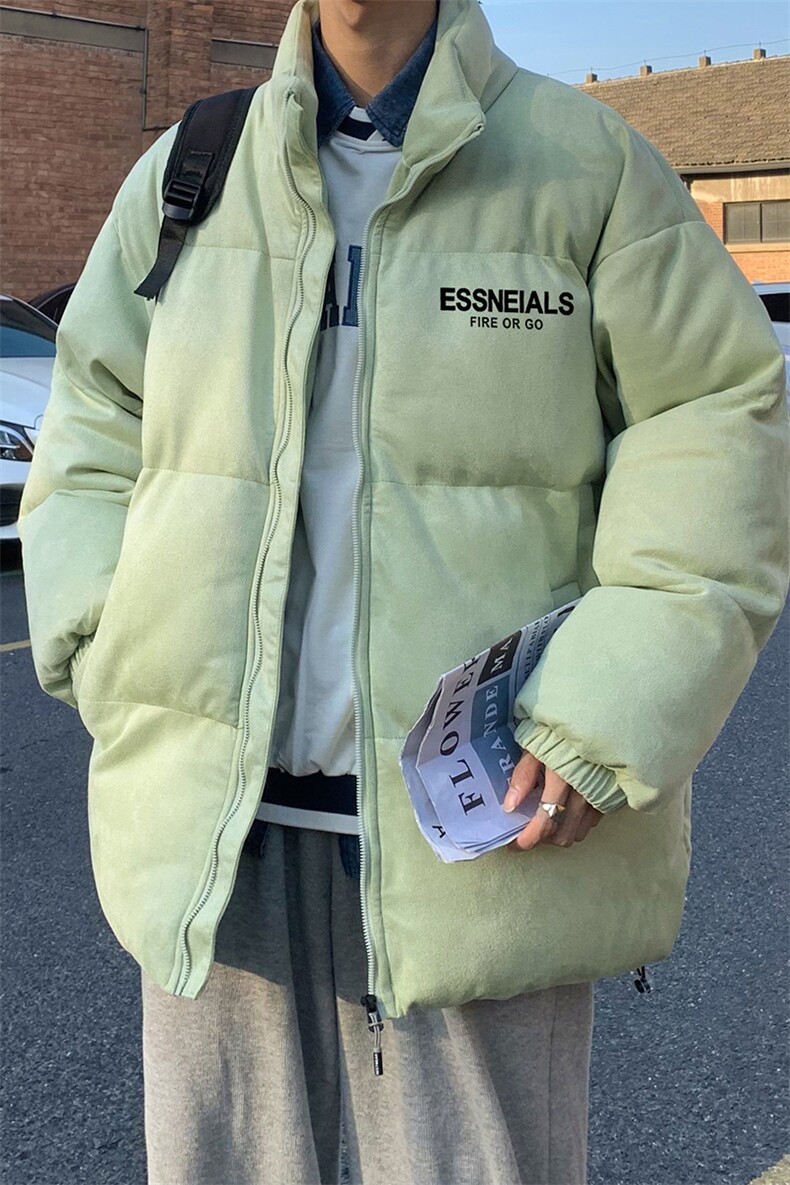 麂皮绒棉衣秋冬新款保暖立领宽松棉服外套男MYW6360P125控168,男装棉衣,电商A268A