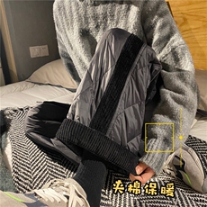 A165-K7941-P65控78现货~羽绒棉裤~加厚保暖御寒防风休闲暖暖裤，男装棉衣，电商A165
