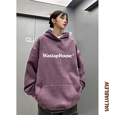 麂皮绒连帽卫衣直播品质重磅400克house印花JL7128-P45控78，男装卫衣，星座508（原C305）