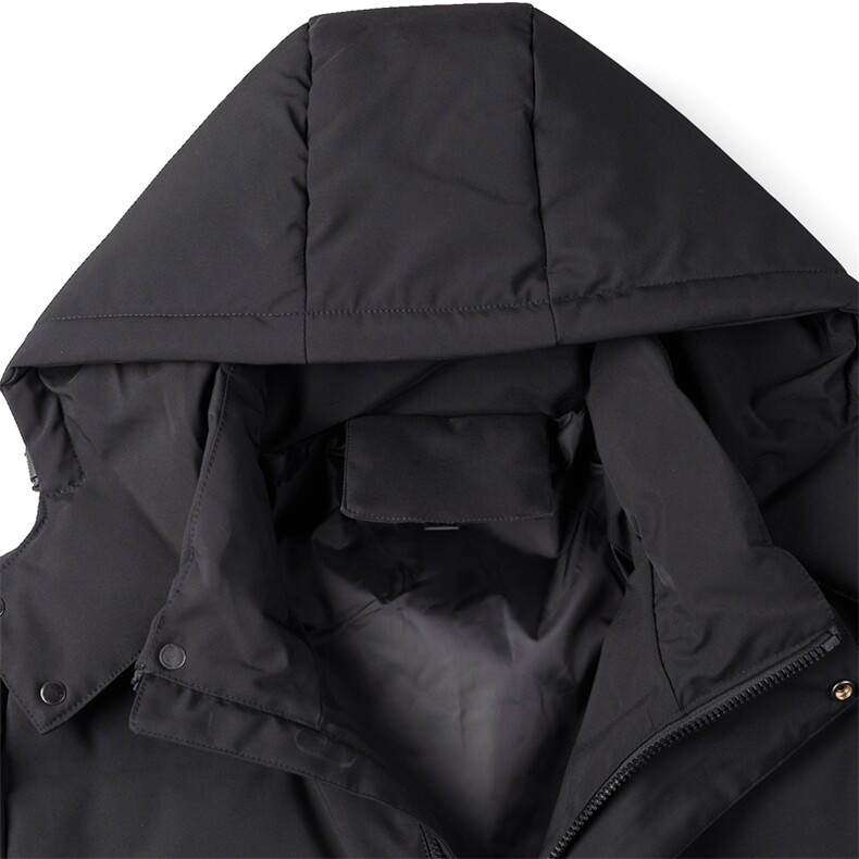 中青年男士冬季新款连帽羽绒服商务休闲长款外套男装SW0827-P355,男装羽绒服,电商B212（原钱塘6029）