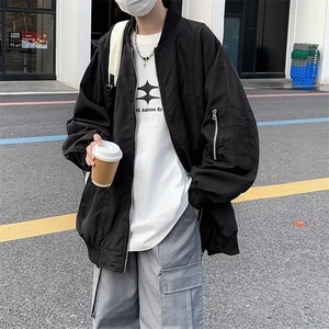夹克男韩版潮流高街帅气2023春秋新款ins宽松百搭外套W4669-P62图片