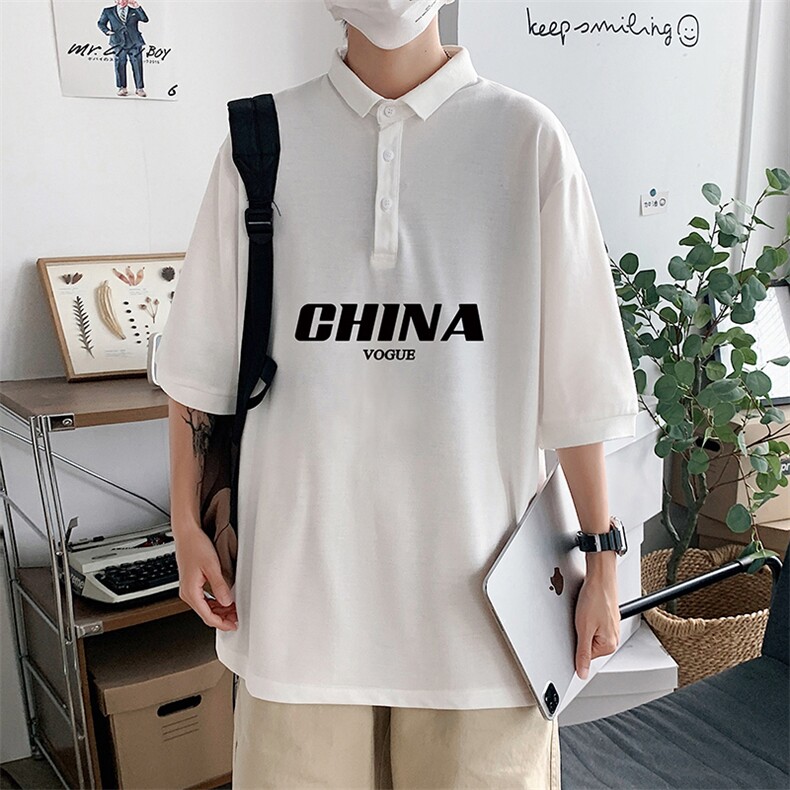 PL57001-P35翻领短袖polo衫男大码胖子半袖t恤男有领保罗衫,男装Polo衫,电商A040