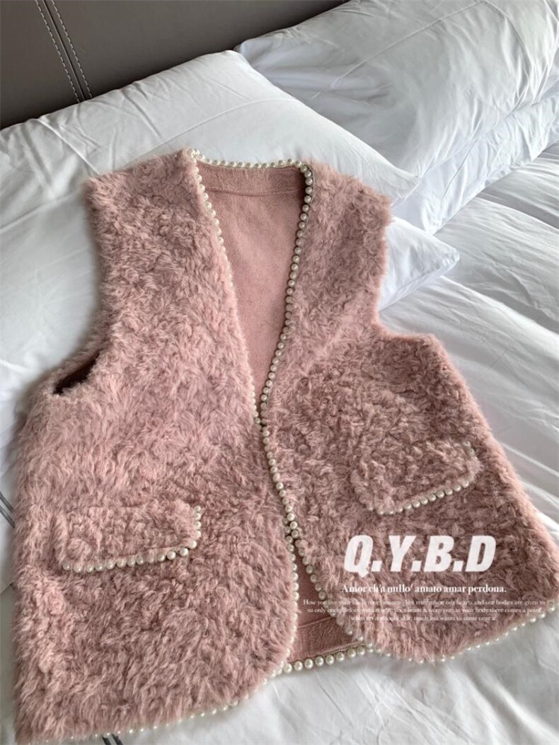 皮毛马甲，女装马甲，倩衣百度