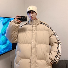 港风2025新品冬季宽松情侣装男装棉衣棉服冬装加厚外套D001-P105，男装棉衣，星座717