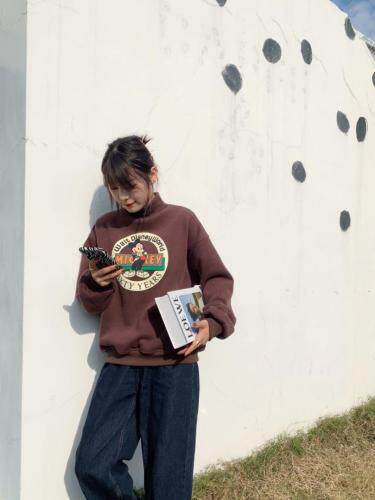 卫衣羽绒，女装卫衣/绒衫，天然布衣