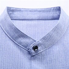 男士衬衫立领新品宽松休闲短袖衬衣潮流百搭2023夏季新款外套上衣，男装衬衫，电商B212（原钱塘6029）