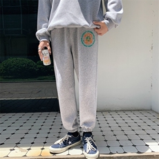 1春季新款港风休闲圆领宽松流行情侣青春套头卫衣套装7267P70控98，男装卫衣，星座226-2