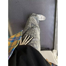 美式提花牛仔裤男女情侣垂感宽松直筒潮牌高街休闲裤子，男装休闲裤，星座506A